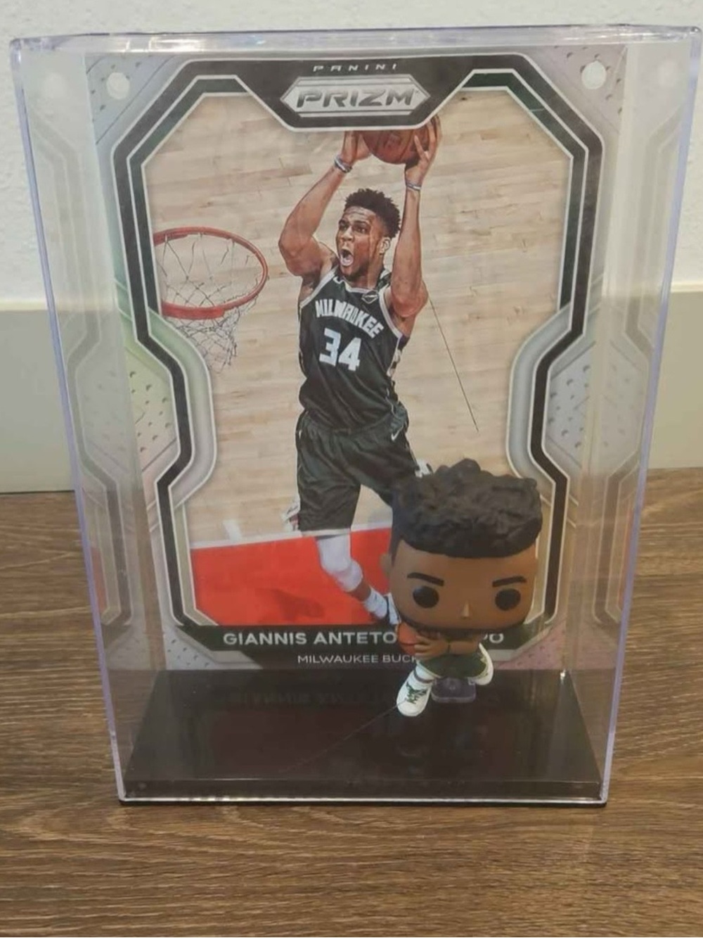 Giannis Antetokounmpo Funko Pop Display/Milwaukee Bucks/#06/no originalpackaging